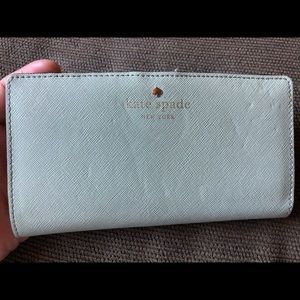 Authentic Green Kate Spade Long Wallet Clutch ♠️